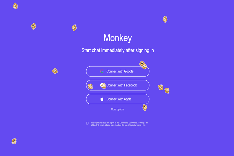 Create an account on Monkey App